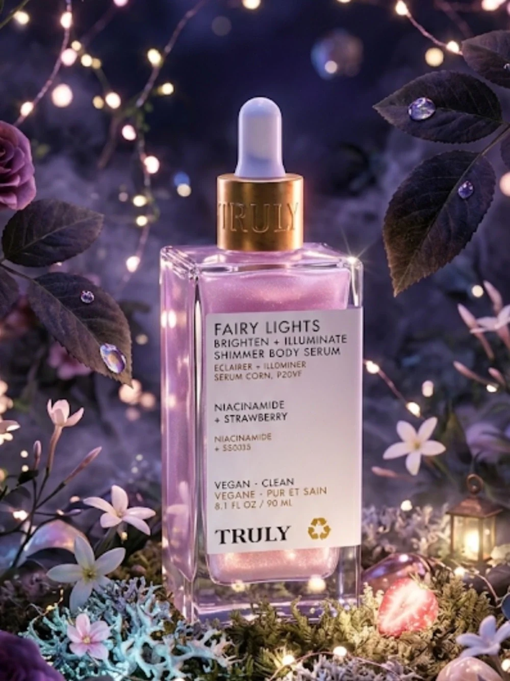 NEW NEW TRULY Fairy Lights Brighten + Illuminate Shimmer Body Serum